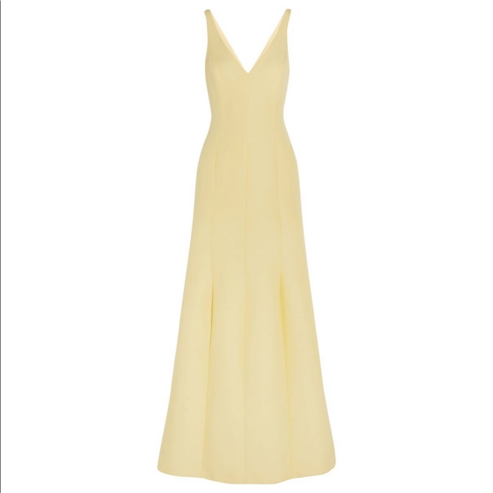 Halston Heritage Timeless & Classic Yellow Gown